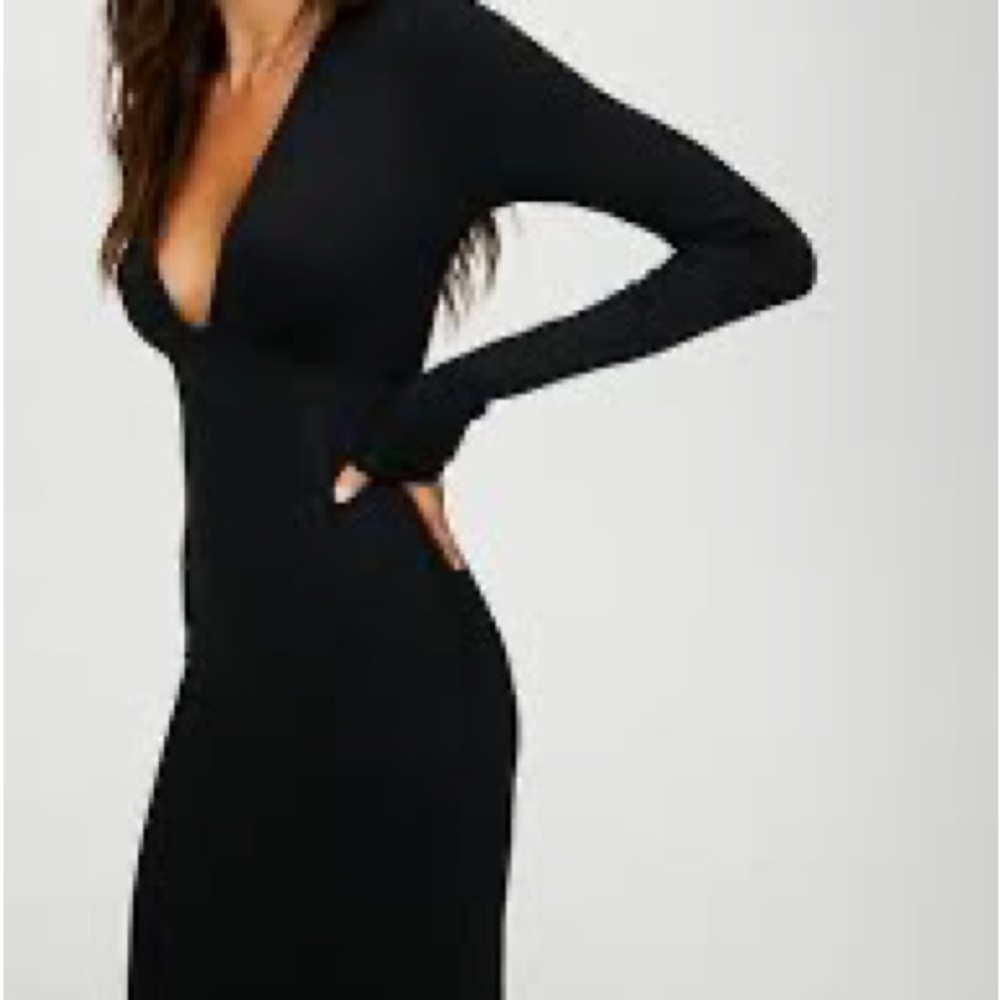 Wilfred Free | Abby Plunge Neck Knit Dress - Picture 10 of 11